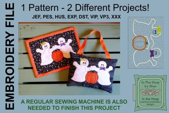 Review: Ghostly Friends Mug Rug Design