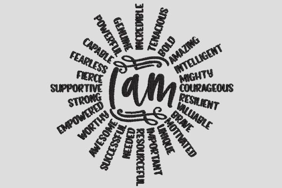 Review: I Am an Awesome Person Embroidery Design