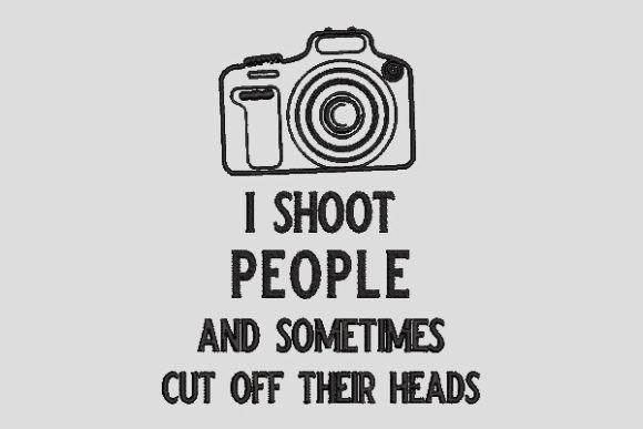 Review: The Camera I Shoot People Embroidery