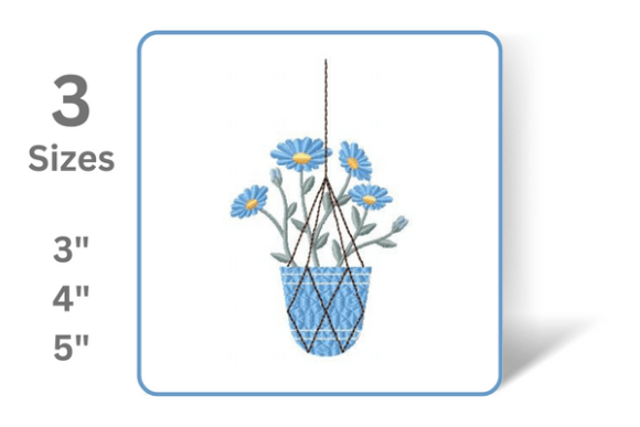 Reviewing Hanging Flower for Etsy Embroidery Shops